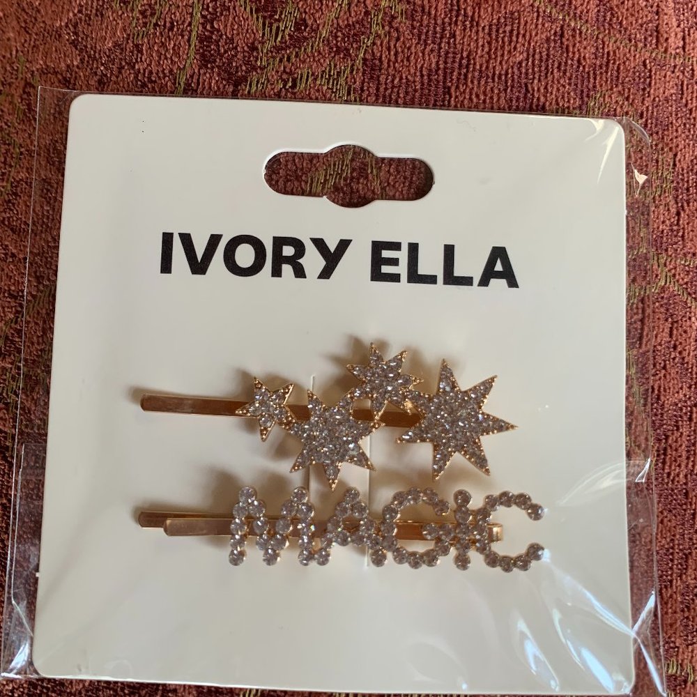 2020 Christmas Exclusive Ivory Ella Hair Clips